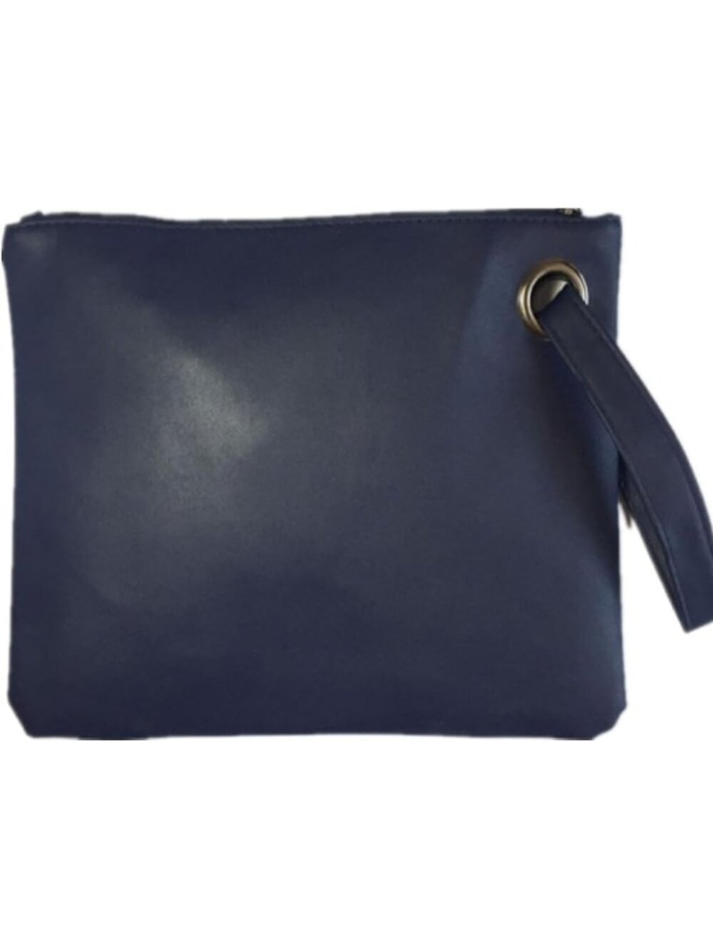 Women's Deep Blue Evening Clutch Purse Envelope Zipper Handbag Shoulder Bag